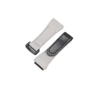 Svincoter Correa de reloj de lona de 25mm-20mm apta for Richard Mille RM011 RM53 RM50, correa de reloj for hombre con estilo de tornillo(Grey)