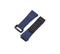 Svincoter Correa de reloj de lona de 25mm-20mm apta for Richard Mille RM011 RM53 RM50, correa de reloj for hombre con estilo de tornillo(Blue)