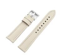 Svincoter Correa de reloj universal de tela impermeable de 18-22 mm con liberación rápida(Beige,21mm)