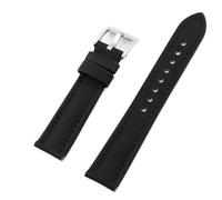 Svincoter Correa de reloj universal de tela impermeable de 18-22 mm con liberación rápida(Black-black line,21mm)