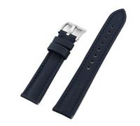 Svincoter Correa de reloj universal de tela impermeable de 18-22 mm con liberación rápida(Blue-blue line,21mm)