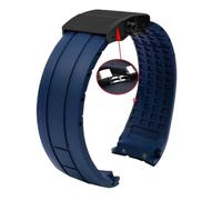 Svincoter Correa de silicona de 23 mm y 22 mm compatible con for Citizen Der Blaue Engel 2.ª generación JY8078-52L JY8035/8085 y compatible con for Mido Helmsman M005.(B blue black,22mm)