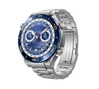 Svincoter Correa de titanio de 22mm apta for Huawei Watch 4Pro GT 4 46mm 2e/3Pro Ultimate Link pulsera apta for Samsung galaxy 3 45mm Gear S3 Band(Silver,For Huawei Ultimate)