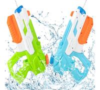 SVIPDDD Juego de 2 Pistolas de Agua, Pistola de Agua de 600 ml, Amplia Gama, máxima diversión en la Lucha contra el Agua para niños y Adultos, Pistola de Agua para Piscinas, Playas y Jardines