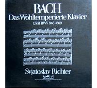 Svjatoslav Richter. - Bach das Wohltemperierte Klavier. 1. Teil BWV 846-869. Svjatoslav Richter.Aufnahme 1970 , Salzburg. 3 Vinyl LP Box.