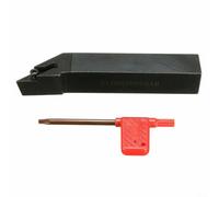 SVJBR2020K16 - Soporte de cincel giratorio exterior 93° para plaquitas VBMT1604, vástago de 20 x 125 mm de acero al carbono con llave T15