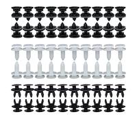 SVKVBNLNGK 6 Tamaños 12 0pcs Paneles de ajuste de la puerta de automóviles Clips Auto cuerpo Push Pin Rivet Interior Techo Alfombra Retenedor Compatible for Vw Compatible for Transporter T4 T5 T6 Suje