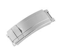 SVKVBNLNGK Acero inoxidable 9 * 9 mm Micro Ajuste de bloqueo de bloqueo de bloqueo de bloqueo for correa de goma Tornillo Tornillo Conecte Oro Plata Rosa RoseGold Herramientas Cierre de reloj(Silver w