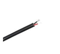 SVKVBNLNGK Cable de alimentación eléctrica audio for funda silicona resistente al calor, color negro, 1/3 m, 22~10 AWG, 2 núcleos, aislamiento 3C, 4C y 6C Cable(2 Cores Black,3 METERS_10AWG SQ6.0MM)