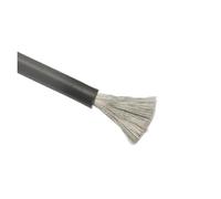 SVKVBNLNGK Cable de silicona suave cobre estañado 12, 10, 8, 6 y 4 AWG, resistente al calor, for panel solar, batería e inversor Cable(Black,28 AWG_5M)