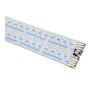 SVKVBNLNGK Cable plano flexible UL2468 de 2/5/10 m, núcleo 24 26 AWG, 6, 7, 8, 9, 10 y 12 pines, 300 V, cable conexión alimentación extendida, PVC Cable(24AWG Blue White,10 METERS_12P)