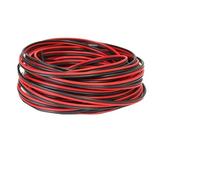 SVKVBNLNGK Cable UL2468 de 300cM/5M/10M, 16 18 AWG, doble paralelo, plano, PVC, cobre puro, tira LED, cinta, conexión eléctrica Cable(18AWG 5M)