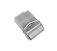 SVKVBNLNGK Cierre de acero inoxidable Sólido Botón doble plegable Cierre de mariposa Despliegue de hebilla de hebilla Hebilla Cierre de reloj(Steel-22MM)