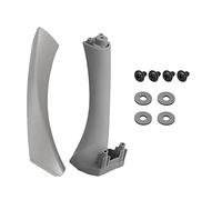 SVKVBNLNGK Coche Interior Manija Interior Puerta Puerta Tirador Tornillo CUBIERTA GRIS BEIGE BEAD BLACK IZQUIERDO AJUSTE AJUSTE For BMW 3 Serie E90 E91 316 318 320 325 328 Manija de puerta interior(Gr