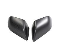 SVKVBNLNGK Matte Carbon Fibra Retroview Espejos Guardia Cubiertas Protector de Espejo Lateral Ajuste for Tesla FIT for MODIFICACIÓN Exterior Modelo 3 Cristal de Espejo retrovisor con calefacción