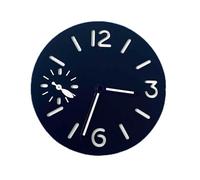 SVKVBNLNGK Piezas de inserción de la cara del dial de reloj de 34,5 mm for las manos del reloj compatibles for las manos. Eta6497 / st3600 Reloj de movimiento accesorios luminosos verdes modifican Esf