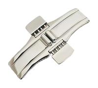 SVKVBNLNGK Reloj Correa Hebilla Cinturón de acero Mariposa Doble Hebilla Starfish Hebilla de acero inoxidable Hombres Cierre de reloj