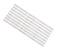 SVKVBNLNGK Tira de LED (8) Compatible for TCL 49D1600 ODM 49_D1600 LX20160826 49L510U18 49HR332M05A0 V3 V4 4C-LB490T-HR4 YH1 YH7 YHJ Yh6 49E301 49U3600C Barra de luz