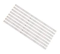 SVKVBNLNGK Tira de LED Compatible for TCL 49D1600 ODM 49_D1600 LX20160826 49L510U18 49HR332M05A0 V3 V4 4C-LB490T-HR4 YH1 YH7 YHJ Yh6 49U3600C, 8 Unidades por Lote Barra de luz