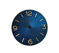 SVKVBNLNGK Ver piezas de reloj Dial Diámetro Diámetro 39mm Sandwich de doble terraza Dial azul verde Luminoso compatible for ETA6497 6498 ST3600 ST3621 No segundo Esfera del reloj