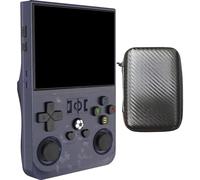SVP Game - R36 Pro Consola retro portátil 128 GB con +30.000 Juegos +30 Emuladores PS1, PSP, N64, NDS, SuperN, GameB, GBA - Linux IPS 3.5" 4000 mAh Consola de videojuegos portátil (Morado, 128 GB)