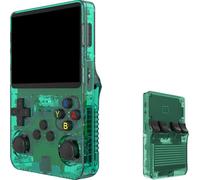 SVP Game - R36S Consola Retro Portatil PS1, n64, nDS, SuperN, GameB, Arcade, Atari, GBA, PSP Consola Portatil 15.000 Juegos Emulador Retro, Game Console, Videojuegos (Verde 64 GB)