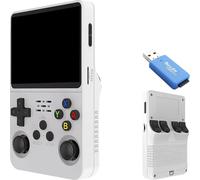 SVP Game - R36S Consola Retro Portatil PS1, n64, nDS, SuperN, GameB, Arcade, Atari, GBA, PSP Consola Portatil 40.000 Juegos Emulador Retro, Game Console, Videojuegos (Blanco 128 GB + USB)