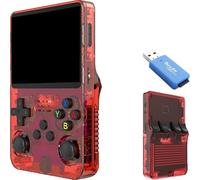 SVP Game - R36S Consola Retro Portatil PS1, n64, nDS, SuperN, GameB, Arcade, Atari, GBA, PSP Consola Portatil 40.000 Juegos Emulador Retro, Game Console, Videojuegos (Rojo 128 GB + USB)