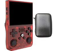 SVP Game - R36S Pro Consola retro portátil 128 GB con +18.000 Juegos +30 Emuladores PS1, PSP, N64, NDS, SuperN, GameB, GBA - Linux IPS 3.5" 4000mAh Consola de videojuegos portátil (Rojo, 128 GB)