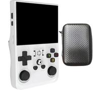 SVP Game - R36S Pro Consola retro portátil 128 GB con +18.000 Juegos +30 Emuladores PS1, PSP, N64, NDS, SuperN, GameB, GBA - Linux IPS 3.5" 4000mAh Consola de videojuegos portátil (Blanco, 128 GB)