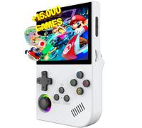 SVP Game - XGB36 Consola retro portátil 64 GB con +20.000 Juegos +30 Emuladores PS1, PSP, N64, NDS, SuperN, GameB, GBA - Linux IPS 3.5" Consola de videojuegos portátil (Blanco)