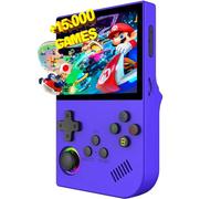 SVP Game - XGB36 Consola retro portátil 64 GB con +20.000 Juegos +30 Emuladores PS1, PSP, N64, NDS, SuperN, GameB, GBA - Linux IPS 3.5" Consola de videojuegos portátil (Azul)