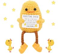 svpfuo Muñecas de Punto, Muñeca Positiva Tejida, Figura de Peluche, Regalo Positividad, Pequeños Regalos para Mujeres, Regalos para Amigas, Regalos para Niños, Regalos de Despedida