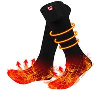 Svpro Calcetines Calefactables Hombres Mujeres, Calcetines Eléctricos Recargables con Batería, Calentadores de Pies con 3 Ajustes de Calor, Calcetines Térmicos de Calefacción para Camping, Esquí