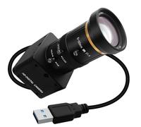 SVPRO Cámara de obturación global USB 3.0, 1200P 120fps, 720P 200fps, cámara de alta velocidad con lente manual de 5-50 mm, zoom óptico de 10x, cámara web UVC Plug and Play para computadora y portátil