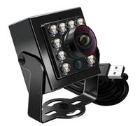 Svpro Cámara USB 1080P de visión diurna y nocturna para ordenador, 2 MP, conmutación automática de IR-CUT, captura de imagen todo el día, USB 2.0, OV2710 Webcam Board con LED IR para Windows, Linux