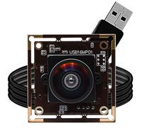 Svpro Cámara USB 16MP para ordenador - Tarjeta gran angular para impresora 3D, 1/2.8" CMOS IMX298 UVC USB2.0 OpenCV LightBurn, módulo industrial USB con cable de 1 m