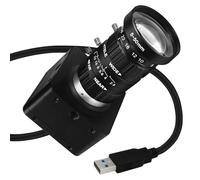 SVPRO Cámara USB 3.0, cámara USB 4K de alta velocidad de 60 fps, cámara web de enfoque manual de 8.3 MP con lente CS de 5 a 50 mm, cámara de transmisión con zoom 10X UVC Plug and Play para Windows