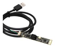 Svpro Cámara USB de 8 MP con micrófono, Camara para Ordenador Web Cam, Cámara de Enfoque Fijo Micro Embedded Módulo Audio Video para Windows, Linux, Android, Mac OS