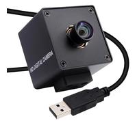 SVPRO Cámara USB Ultra HD 4K, cámara de video de enfoque automático UHD 3840 x 2160 con sensor Sony IMX415 para transmisión profesional/enseñanza en línea/videollamadas, cámara de computadora de PC de gran angular de 100 grados sin distorsión