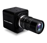 SVPRO Cámara web digital 4K Ultra HD USB con soporte CS de 5 a 50 mm, lente manual de zoom de teleobjetivo UVC, cámara de video con zoom óptico 10X con sensor Sony IMX317