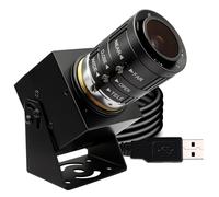 Svpro Cámara web Starlight 1080P USB Low Light con objetivo zoom de 3,6 a 10 mm, enfoque manual, visión automática, industrial, UVC Plug and Play para ordenador y portátil