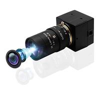 SVPRO Cámara web USB 1080P Full HD con lente de zoom, cámara web teleobjetivo de 5 a 50 mm, enfoque manual con sensor Sony IMX323, H.264 0.01lux cámara de luz baja para visión industrial de máquina