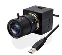 SVPRO Cámara web USB 4K Ultra HD con lente de zoom de 2,8 a 12 mm, cámara de enfoque manual 3840 x 2160 30 fps Sony IMX415 cámara con sensor USB UVC para Mac/Windows/Linux/Android