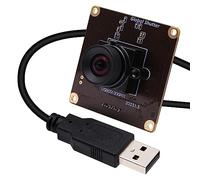 Svpro Global Shutter USB Cámara Board 90fps High Speed Webcam Módulo con objetivo M12 sin distorsiones, cámara lenta 1920 x 1200 2MP AR0234 UVC Módulo de cámara para ordenadores, portátiles,