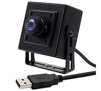 Svpro Min - Cámara web USB (1920 x 1080, HD, USB, 180 grados, ojo de pez, 2 MP, con sensor IMX323, luz débil, cámara USB con carcasa de aluminio, compresión H.264)