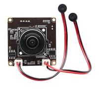 Svpro Módulo de cámara USB de 5 MP con micrófono para ordenador, ultragran angular, ojo de pez, USB, cámara web de doble audio, cámara USB para procesamiento de imágenes industriales