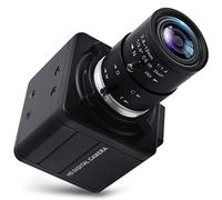 Svpro Webcam 4K Ultra HD - Objetivo varifocal de 2,8 - 12 mm, 3840 x 2160 @ 30 fps, zoom óptico, sensor IMX317, USB UVC Conferencia, Webcam para Mac/Windows/Linux