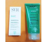 Svr gel limpiador desodorizante espiral + crema antitranspirante protección p...