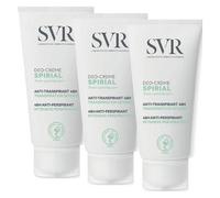 SVR Spirial Deo-Cream Antitranspirante 48h - 50ml Pack de 3